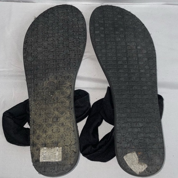 Sanuk Sandals Yoga Sling Back 2 Ella Yoga Mat Stretch Knit Fabric Slip on Shoes - Picture 4 of 5